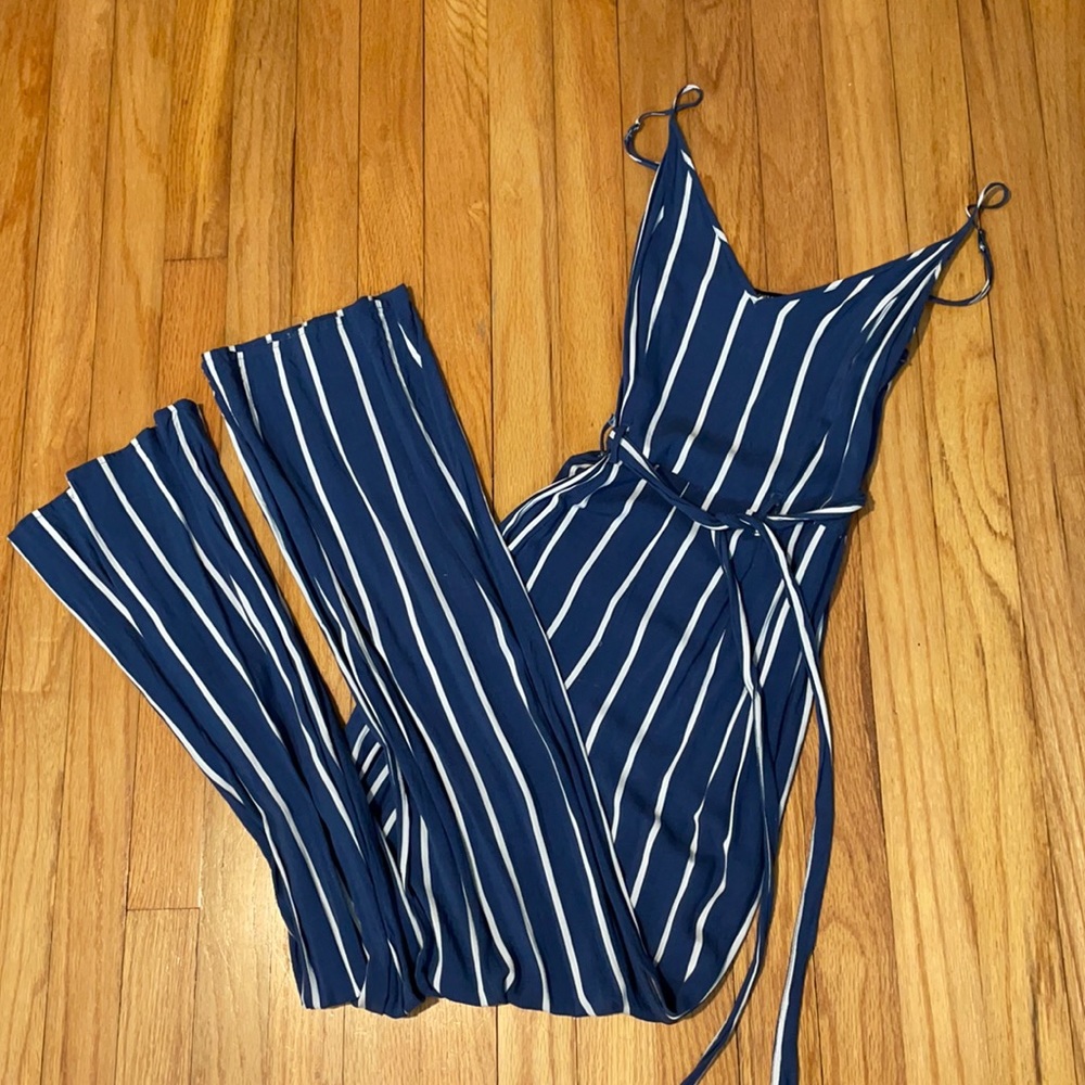Striped jumpsuit